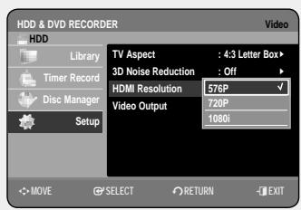 SAMSUNG DVD-HR757 - 3D Noise Reduction (motion adaptive noise reduction) - 3