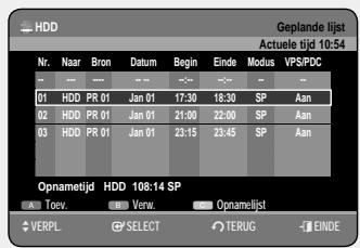 SAMSUNG DVD-HR757 - Terugkeren hier het vorige menu - 2