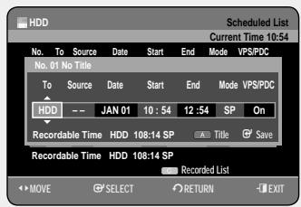 SAMSUNG DVD-HR757 - Using the TIMER button - 3