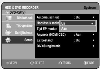 SAMSUNG DVD-HR757 - De taalopties instellen - 4