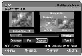 SAMSUNG DVD-HR757 - Modification d'une scène (replacement d'une scène) - 1