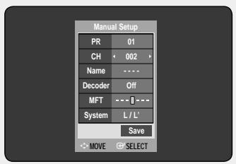 SAMSUNG DVD-HR757 - Manual Setup - 1