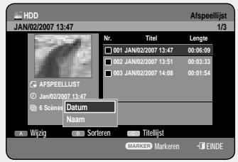 SAMSUNG DVD-HR757 - De toets PLAY LIST gebruiken - 2