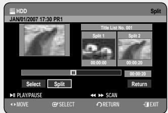 SAMSUNG DVD-HR757 - Using the TITLE LIST button - 6