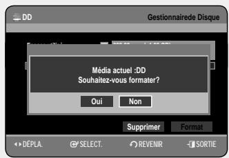 SAMSUNG DVD-HR757 - Suppression de tous les titres/des fichiers de DivX/ des fichiers de musique/des fichiers de photos - 3