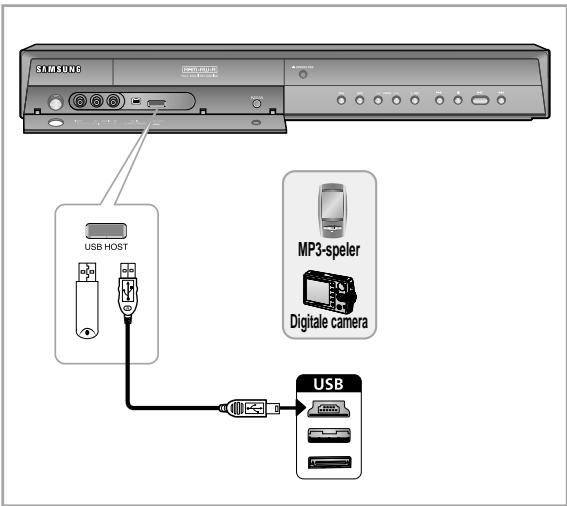 SAMSUNG DVD-HR757 - Aansluiten op USB-apparaten - 1