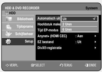 SAMSUNG DVD-HR757 - De taalopties instellen - 3
