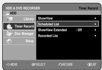 SAMSUNG DVD-HR757 - Using the TIMER button - 1