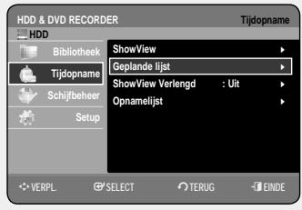 SAMSUNG DVD-HR757 - Terugkeren hier het vorige menu - 1