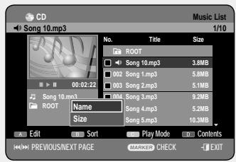 SAMSUNG DVD-HR757 - Go To Music List - 1