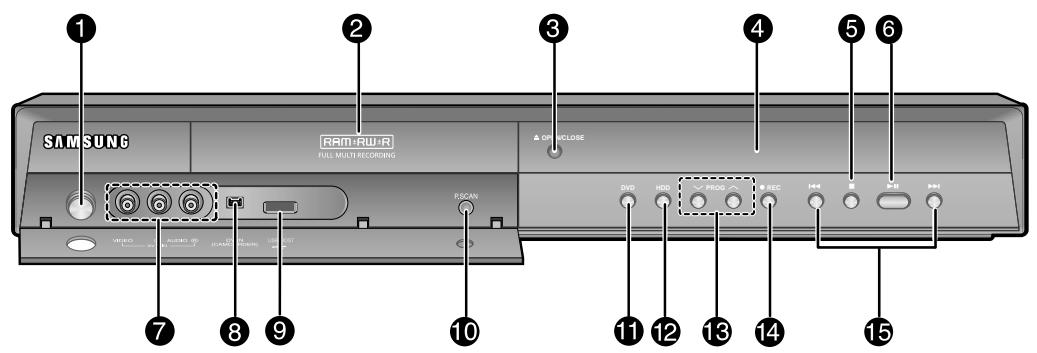 SAMSUNG DVD-HR757 - Façade - 1