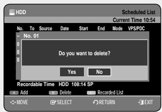 SAMSUNG DVD-HR757 - Using the TIMER button - 3