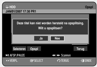 SAMSUNG DVD-HR757 - De toets TITLE LIST gebruiken - 3