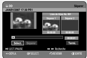 SAMSUNG DVD-HR757 - Utilisation du bouton TITLE LIST - 4