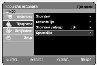 SAMSUNG DVD-HR757 - De functie ShowView gebruiken - 5