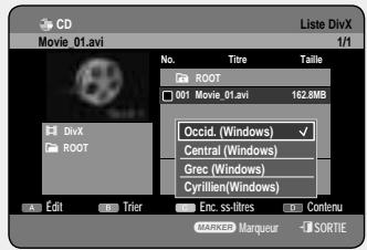 SAMSUNG DVD-HR757 - Utilisation du bouton MENU - 2