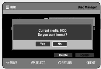 SAMSUNG DVD-HR757 - Delete All Title Lists/DivX Lists /Music Lists/Photo Lists - 3