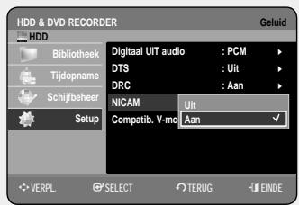 SAMSUNG DVD-HR757 - Deze is alleen actief wonneer er een Dolby Digital-signaal is gedetecteerd. - 1