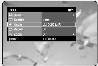 SAMSUNG DVD-HR757 - Selecting the Subtitle Language - 3
