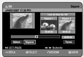 SAMSUNG DVD-HR757 - Utilisation du bouton TITLE LIST - 6