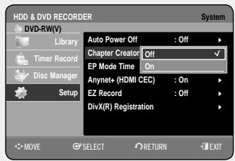 SAMSUNG DVD-HR757 - Setting up the Language Options - 4