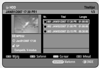 SAMSUNG DVD-HR757 - Naar de geplande lijst gaan - 1