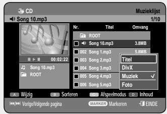 SAMSUNG DVD-HR757 - U kunt de volgorde van de muziekliest heel eenvoudig wijzigen. - 2