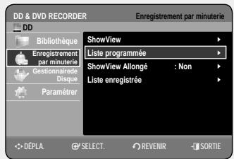 SAMSUNG DVD-HR757 - Retour au menu précédent - 2