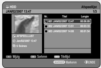 SAMSUNG DVD-HR757 - Een scène toevoegen - 3
