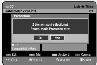 SAMSUNG DVD-HR757 - Utilisation du bouton TITLE LIST - 4
