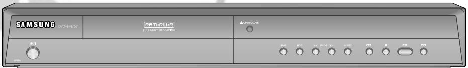 SAMSUNG DVD-HR757 - DVD-HR757 - 1