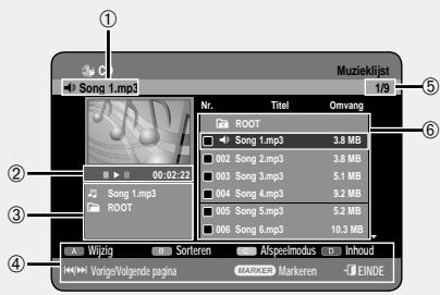 SAMSUNG DVD-HR757 - Een MP3-schijf afspelen - 1