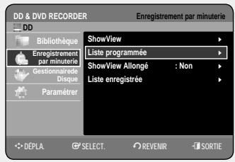SAMSUNG DVD-HR757 - Réalisation d'un enregistrement programme - 2