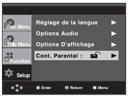 SAMSUNG DVD-P260K - Changement du mot de passer - 2