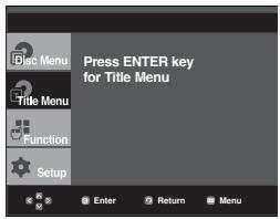SAMSUNG DVD-P260K - Using the Title Menu - 1