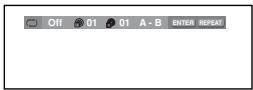 SAMSUNG DVD-P260K - Using the A-B Repeat function - 2