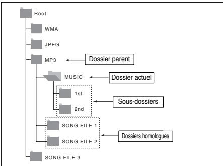 SAMSUNG DVD-P260K - Modifier un dossier - 1