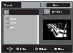SAMSUNG DVD-P260K - Menu Clips pour MP3/WMA/JPEG/CD Audio - 1