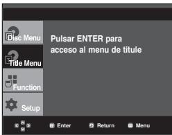 SAMSUNG DVD-P260K - Uso del menu de titulos (DVD) - 1