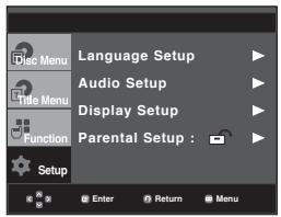 SAMSUNG DVD-P260K - Changing the Password - 1