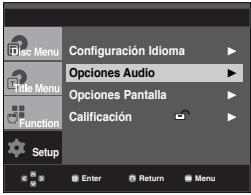 SAMSUNG DVD-P260K - Pulse los botones / hasta selectionar Configuracion Idioma y pulse el boton  o ENTER. - 2