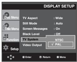 SAMSUNG DVD-P260K - ⑤ TV System - 1