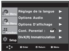 SAMSUNG DVD-P361K - Using the Setup Menu - 1