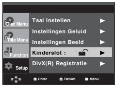 SAMSUNG DVD-P361K - Het classificatieniveau instellen - 2