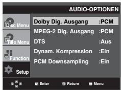 SAMSUNG DVD-P361K - Tonwiedergabeoptioneneinstellen - 2