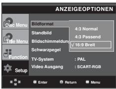 SAMSUNG DVD-P361K - Bildformat - 1