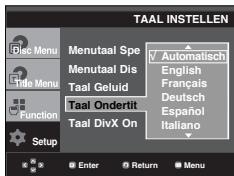 SAMSUNG DVD-P361K - Taalkeuze voor ondertiteling - 1
