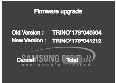 SAMSUNG DVD-P361K - Procedure de mise à jour - 1