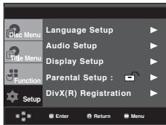 SAMSUNG DVD-P361K - Changing the Password - 1