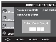 SAMSUNG DVD-P560 - Configuration du niveau d'évaluation - 4